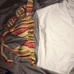 3 bathing suit tops + 1 bottom